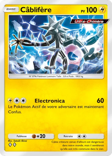 Carte Pokémon Câblifère de l'extension Crise Interdimensionnelle
