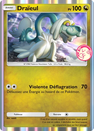 Carte Pokémon Draïeul de l'extension Promo-B