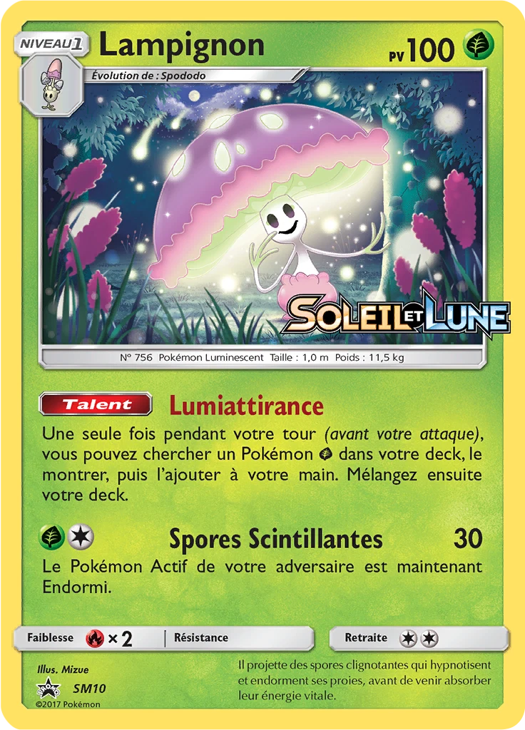 Carte Pokémon Lampignon de l'extension Promo SM