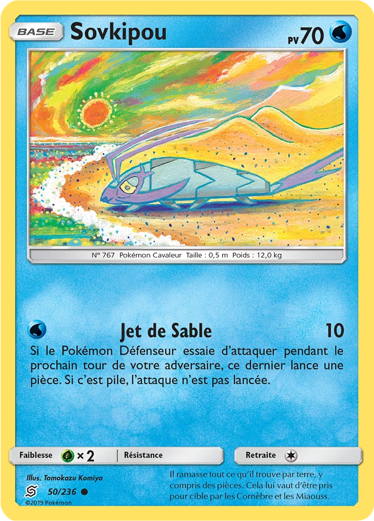 Carte Pokémon Sovkipou de l'extension Harmonie des Esprits