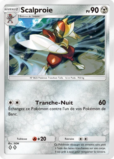 Carte Pokémon Scalproie de l'extension Aura Palpitante
