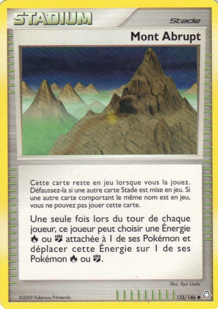 Carte Pokémon Mont Abrupt de l'extension Éveil des Légendes