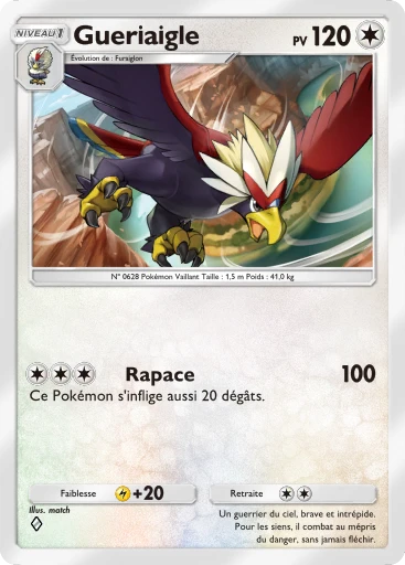 Carte Pokémon Gueriaigle de l'extension Propulsion Paradoxe