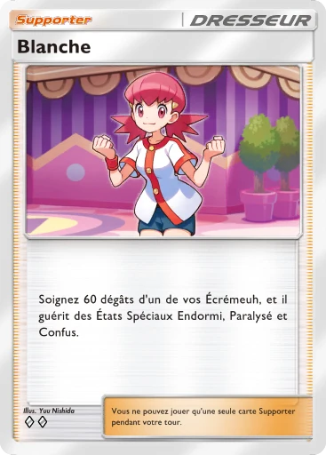 Carte Pokémon Blanche de l'extension Source Secrète