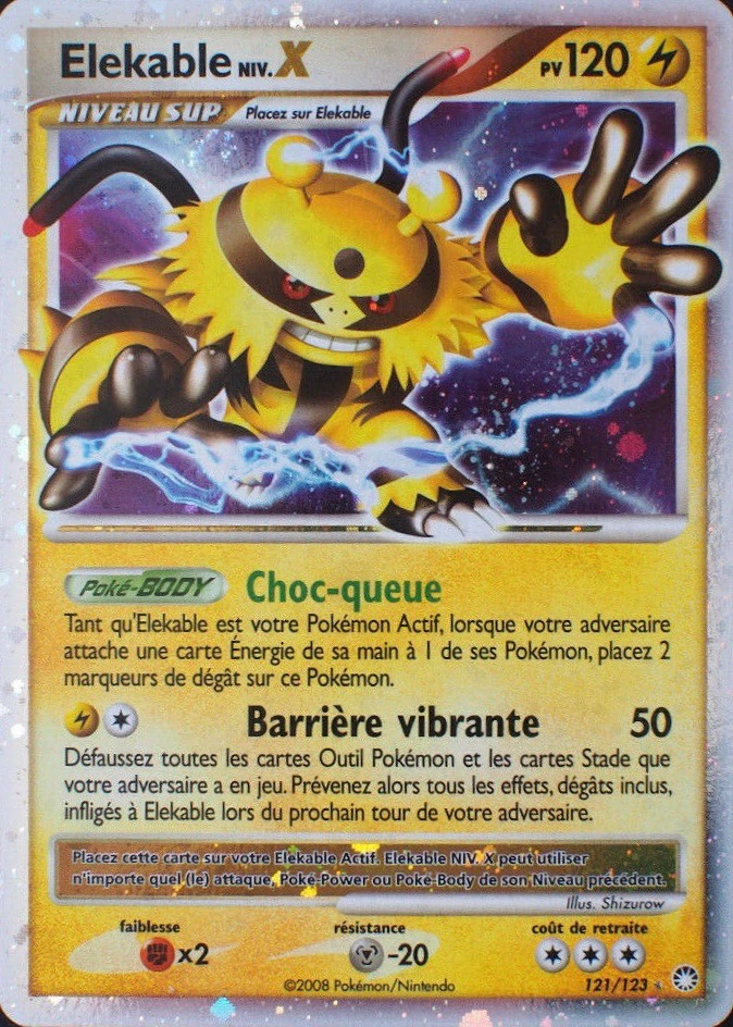 Carte Pokémon Élekable de l'extension Trésors Mystérieux
