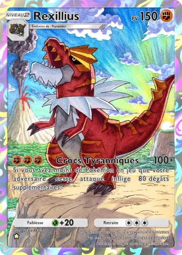 Carte Pokémon Rexillius de l'extension Parade Onirique