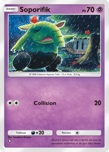 Carte Pokémon Soporifik de l'extension Domination Céleste