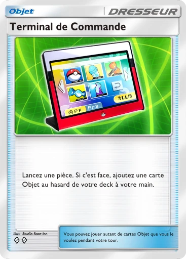 Carte Pokémon Terminal de Commande de l'extension Booster de Luxe Méga