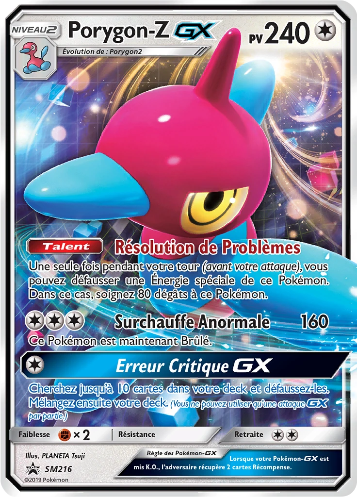 Carte Pokémon Porygon-Z GX de l'extension Promo SM