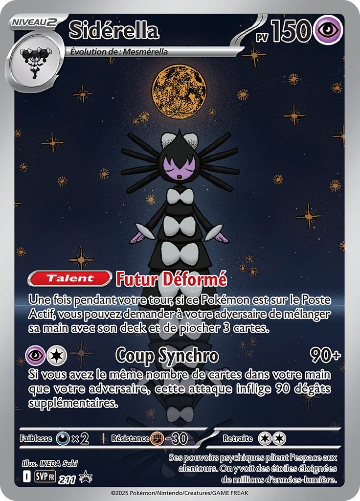 Carte Pokémon Sidérella de l'extension SVP Black Star Promos