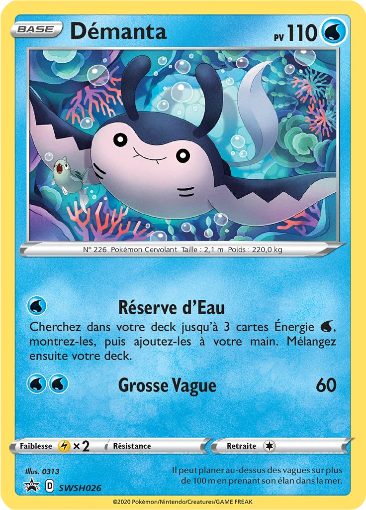 Carte Pokémon Démanta de l'extension Promo SWSH