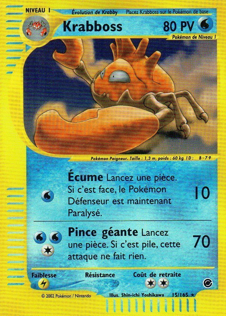 Carte Pokémon Krabboss de l'extension Expedition