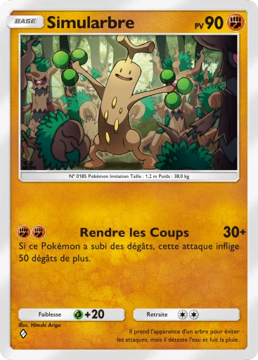 Carte Pokémon Simularbre de l'extension Méga-Ascension