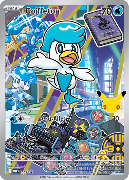 Carte Pokémon Coiffeton de l'extension MEP Black Star Promos