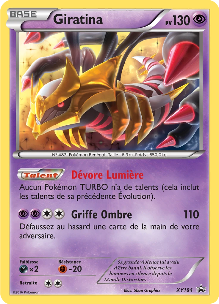Carte Pokémon Giratina de l'extension Promo XY