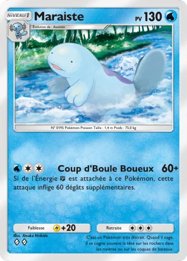 Carte Pokémon Maraiste de l'extension Aura Palpitante
