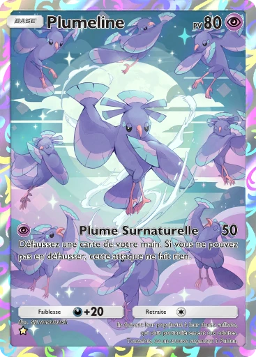 Carte Pokémon Plumeline de l'extension Domination Céleste