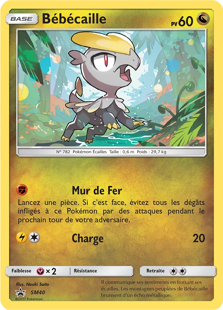 Carte Pokémon Bébécaille de l'extension Promo SM