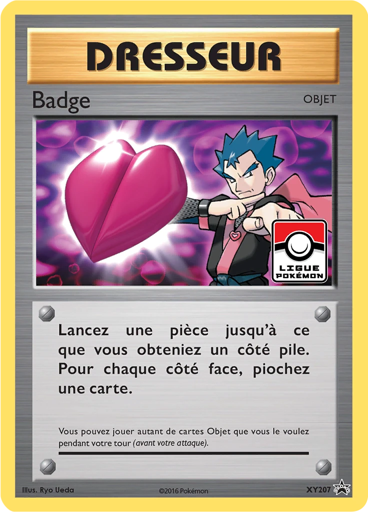 Carte Pokémon Badge de l'extension Promo XY