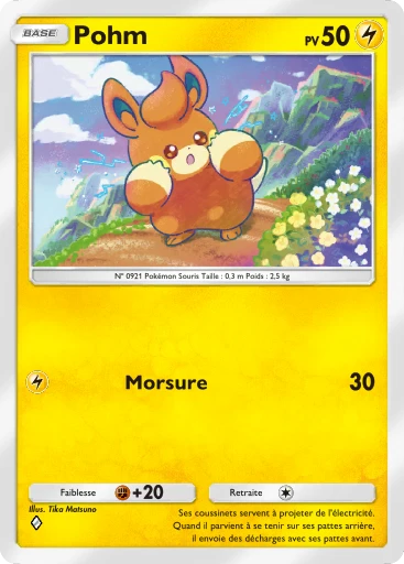 Carte Pokémon Pohm de l'extension Propulsion Paradoxe