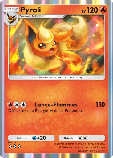 Carte Pokémon Pyroli de l'extension Puissance Génétique