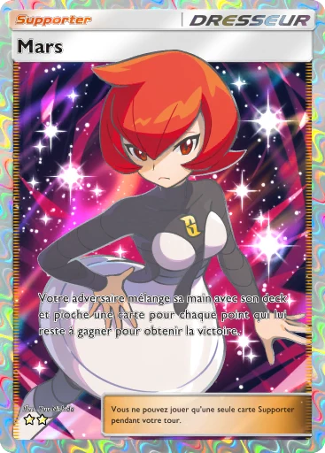 Carte Pokémon Mars de l'extension Choc Spatio-Temporel