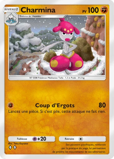Carte Pokémon Charmina de l'extension Lumière Triomphale