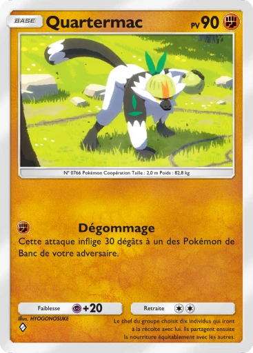 Carte Pokémon Quartermac de l'extension Parade Onirique