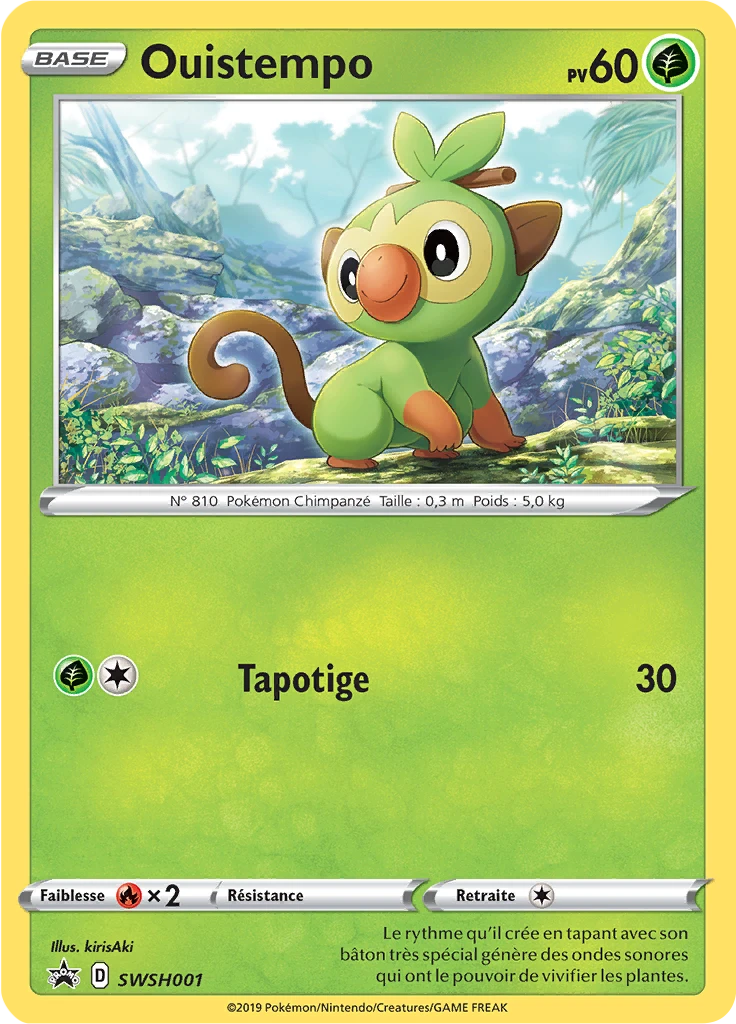 Carte Pokémon Ouistempo de l'extension Promo SWSH