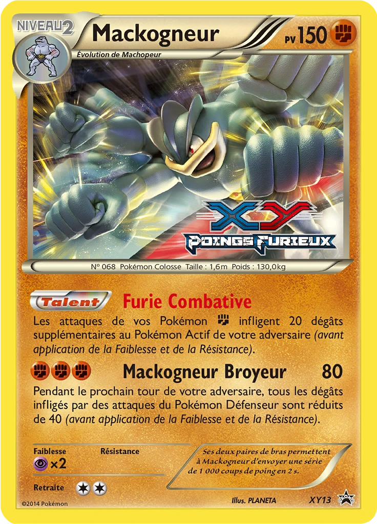 Carte Pokémon Mackogneur de l'extension Promo XY