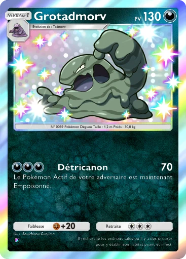 Carte Pokémon Grotadmorv de l'extension Aura Palpitante