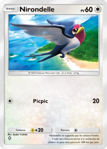 Carte Pokémon Nirondelle de l'extension Parade Onirique