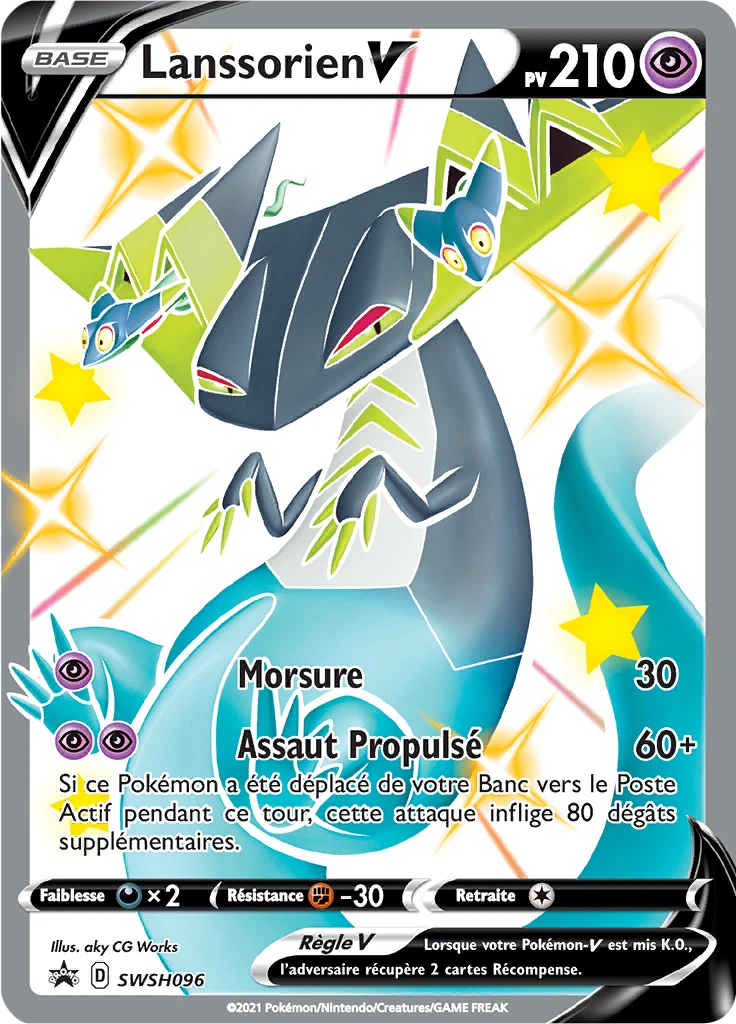 Carte Pokémon Lanssorien V de l'extension Promo SWSH