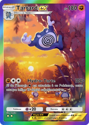 Carte Pokémon Tartard-ex de l'extension Source Secrète