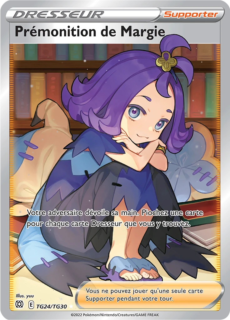 Carte Pokémon Prémonition de Margie de l'extension Stars Étincelantes