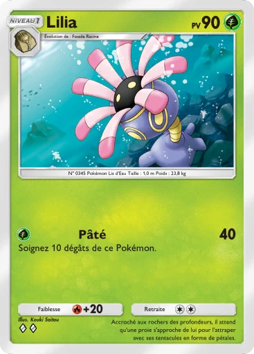 Carte Pokémon Lilia de l'extension Domination Céleste