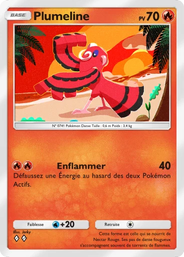 Carte Pokémon Plumeline de l'extension Gardiens Astraux