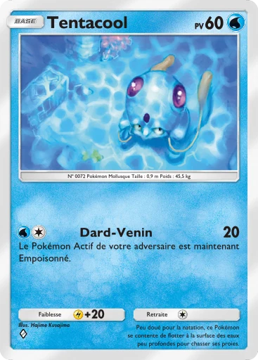 Carte Pokémon Tentacool de l'extension Source Secrète