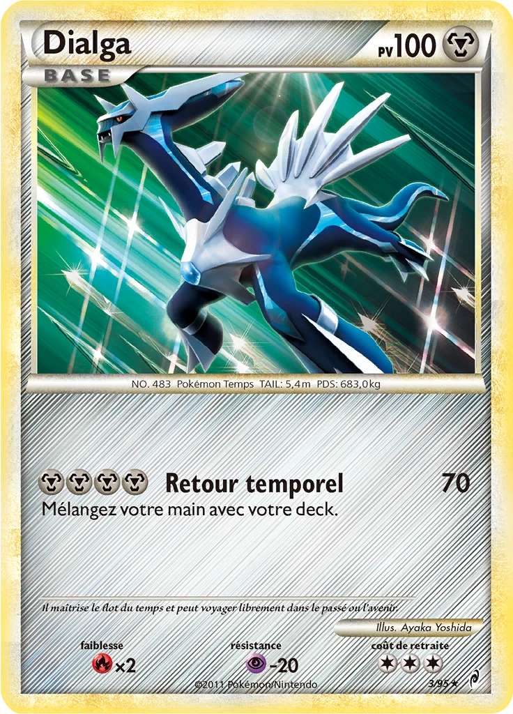 Carte Pokémon Dialga de l'extension L'appel des Légendes