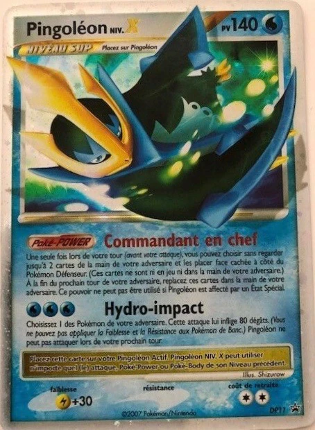 Carte Pokémon Pingoléon de l'extension Promo DP