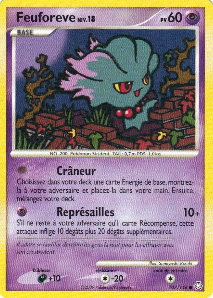 Carte Pokémon Feuforêve de l'extension Éveil des Légendes