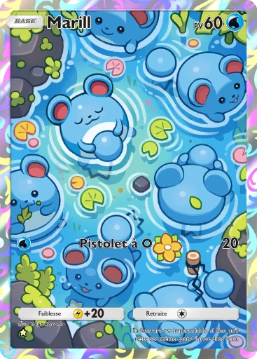 Carte Pokémon Marill de l'extension Lumière Triomphale