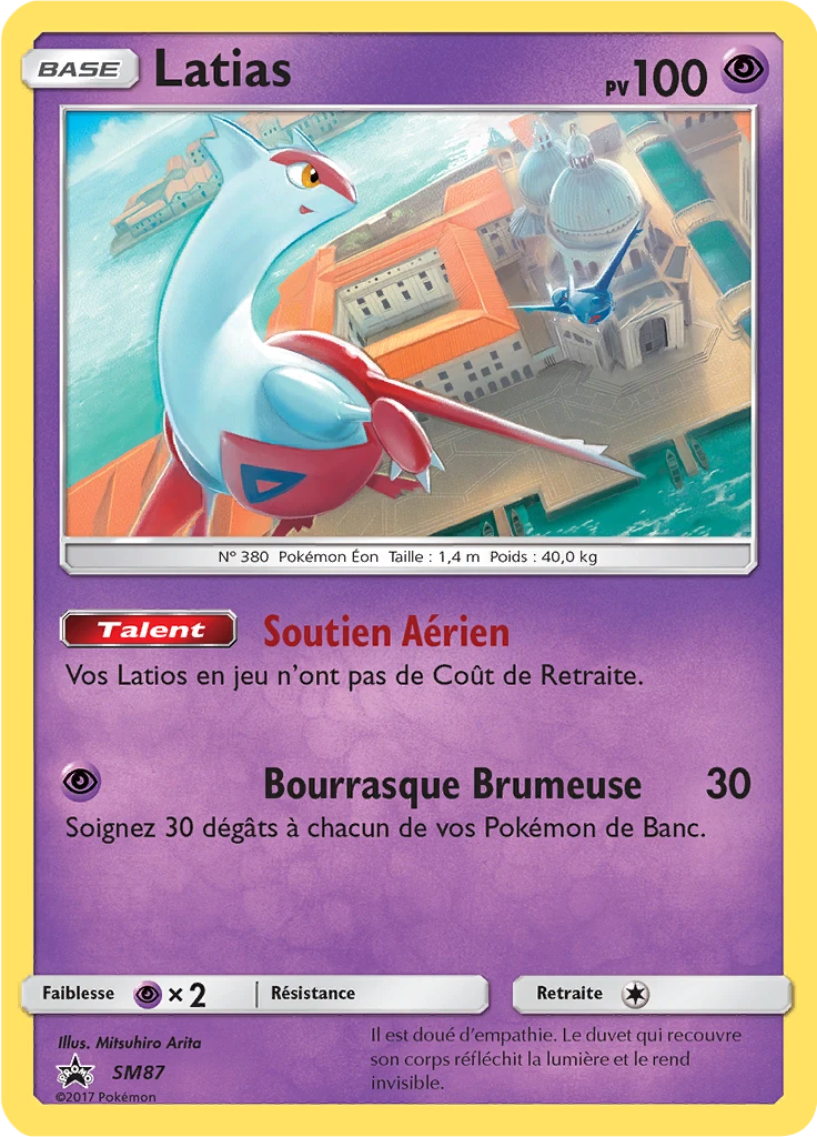 Carte Pokémon Latias de l'extension Promo SM