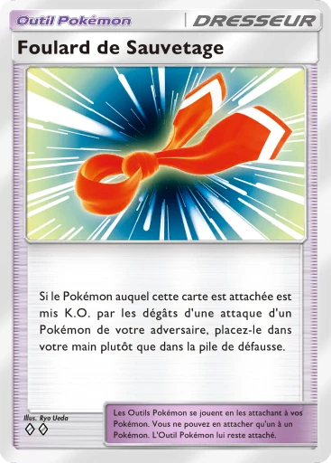 Carte Pokémon Foulard de Sauvetage de l'extension Sagesse entre Ciel et Mer