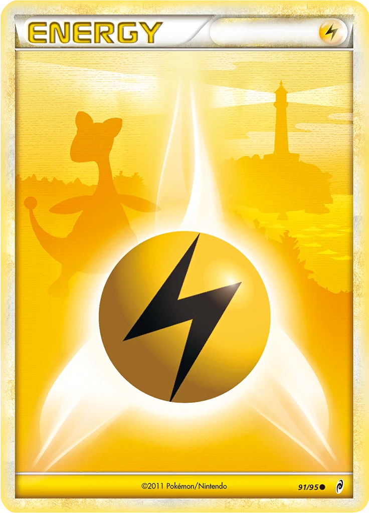 Carte Pokémon Énergie Électrique de l'extension L'appel des Légendes