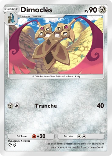 Carte Pokémon Dimoclès de l'extension Méga-Ascension