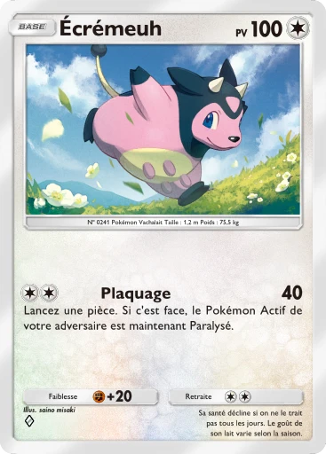 Carte Pokémon Écrémeuh de l'extension Méga-Ascension