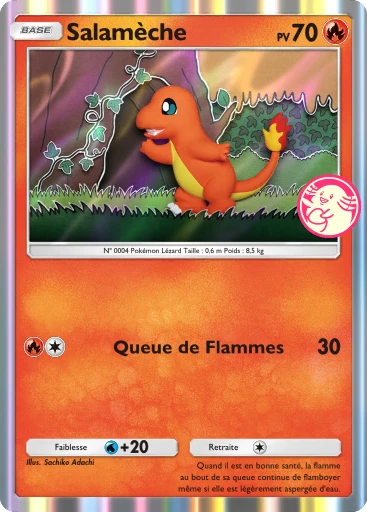 Carte Pokémon Salamèche de l'extension Promo-B