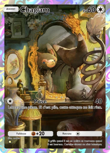 Carte Pokémon Chaglam de l'extension Choc Spatio-Temporel