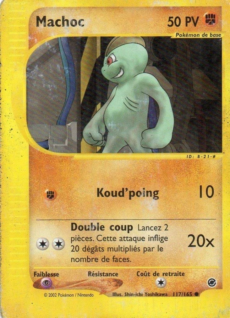 Carte Pokémon Machoc de l'extension Expedition